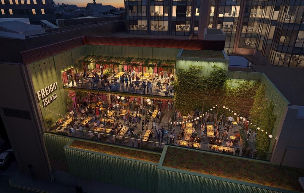 Freight Island Leeds site Trinity Kitchen redevelopment