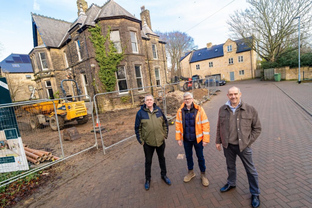 Burton Grange Victorian villa Leeds commercial property restoration by Pickard Properties at Spinning Acres Far Headingley development