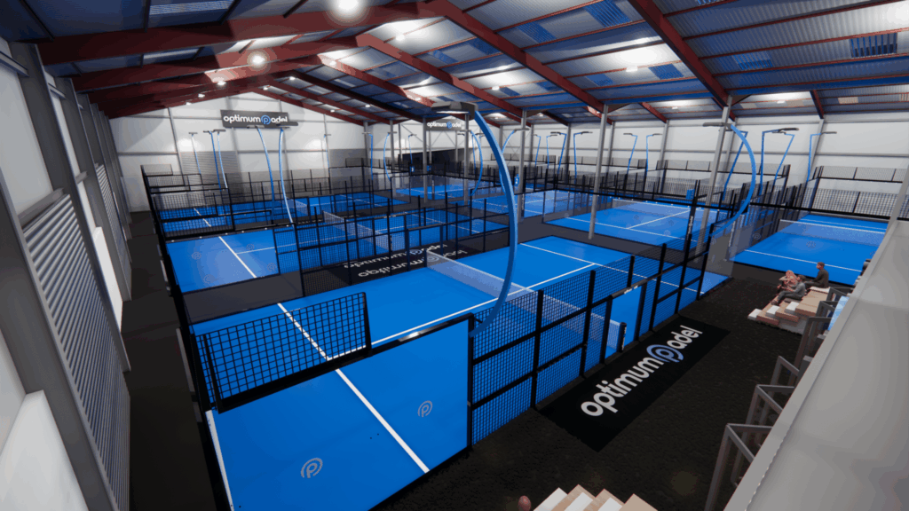 Stuart Dallas backing Optimum Padel premium centre supporting Leeds business news leisure sector growth in Cross Green