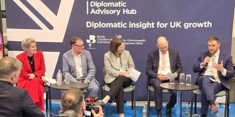 Leeds business support initiative launches at Sound Leisure factory with Foreign Office diplomatic advisory hub