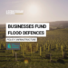 Leeds business news collaboration funding Aire Resilience Company natural flood management tree planting across Aire catchment