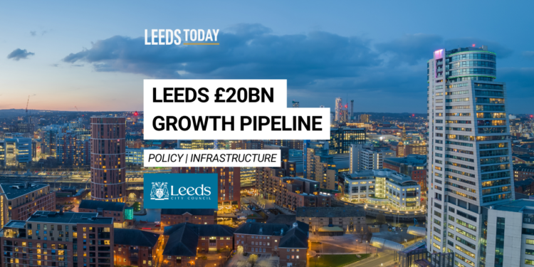 Leeds regeneration 2026 — city centre view as major projects advance