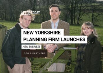 DDR Partners Yorkshire founding team — Harry Dee, Hugh Douglas-Roberts, and Charlotte Nicholson