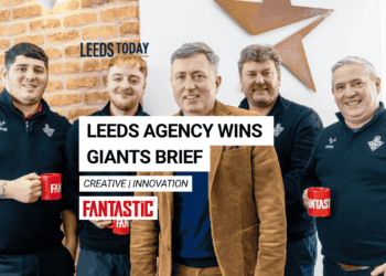 Fantastic Media Leeds — Andy Hobson with Huddersfield Giants leadership team