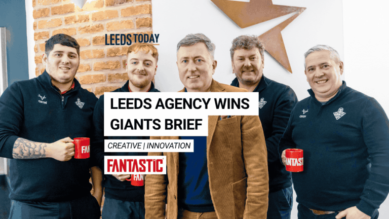 Fantastic Media Leeds — Andy Hobson with Huddersfield Giants leadership team