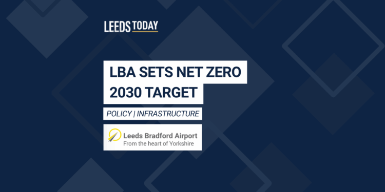 Leeds Bradford Airport sustainability — terminal regeneration and Together for Tomorrow strategy