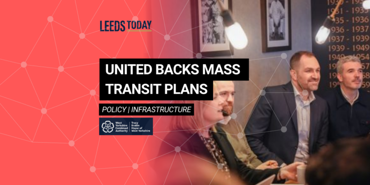 Leeds economy connectivity boosted by Leeds United backing for West Yorkshire Mass Transit plans linking Elland Road to city centre