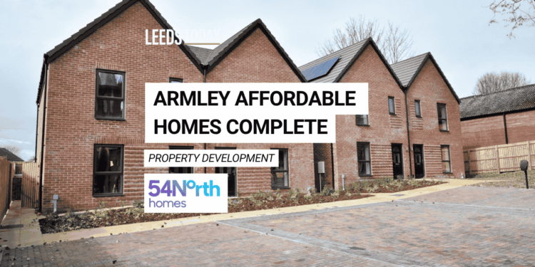 Affordable homes Armley Leeds — new Wesley Road development by 54North Homes