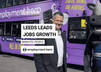 Leeds employment growth — city leads England for full-time hiring in 2026