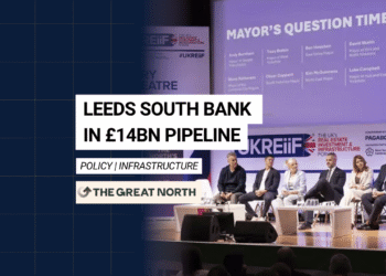 Leeds South Bank — one of nine flagship projects in the Great North investment prospectus