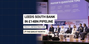 Leeds South Bank — one of nine flagship projects in the Great North investment prospectus