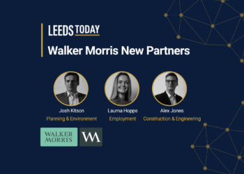Walker Morris Leeds — the Wellington Street law firm promotes three new partners and 23 senior lawyers