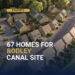 Canal Walk Rodley - 67 homes under construction at former Airedale Mills on the Leeds-Liverpool Canal