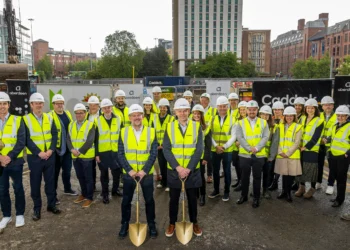 Caddick Construction Leeds — 200-room room2 hotel under construction on Lisbon Street