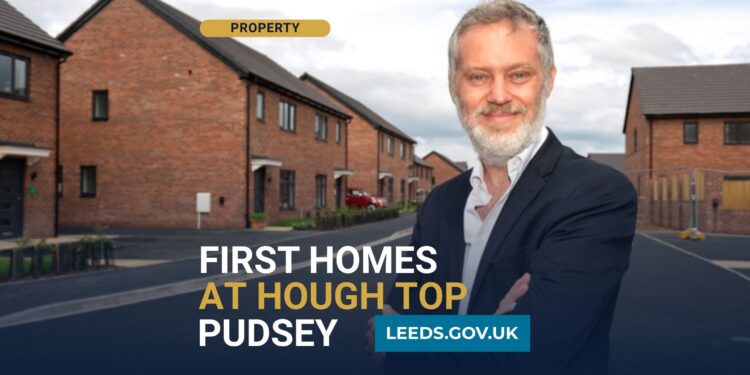 Hough Top Pudsey - first homes completed in the 82-property affordable housing scheme