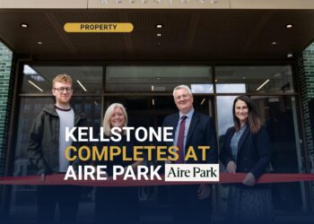 Kellstone Aire Park - 75000 sq ft Grade A office building reaches practical completion on Leeds South Bank