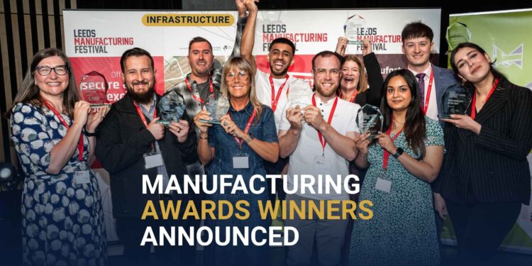 Leeds Manufacturing Festival Awards 2026 winners at Leeds Beckett University