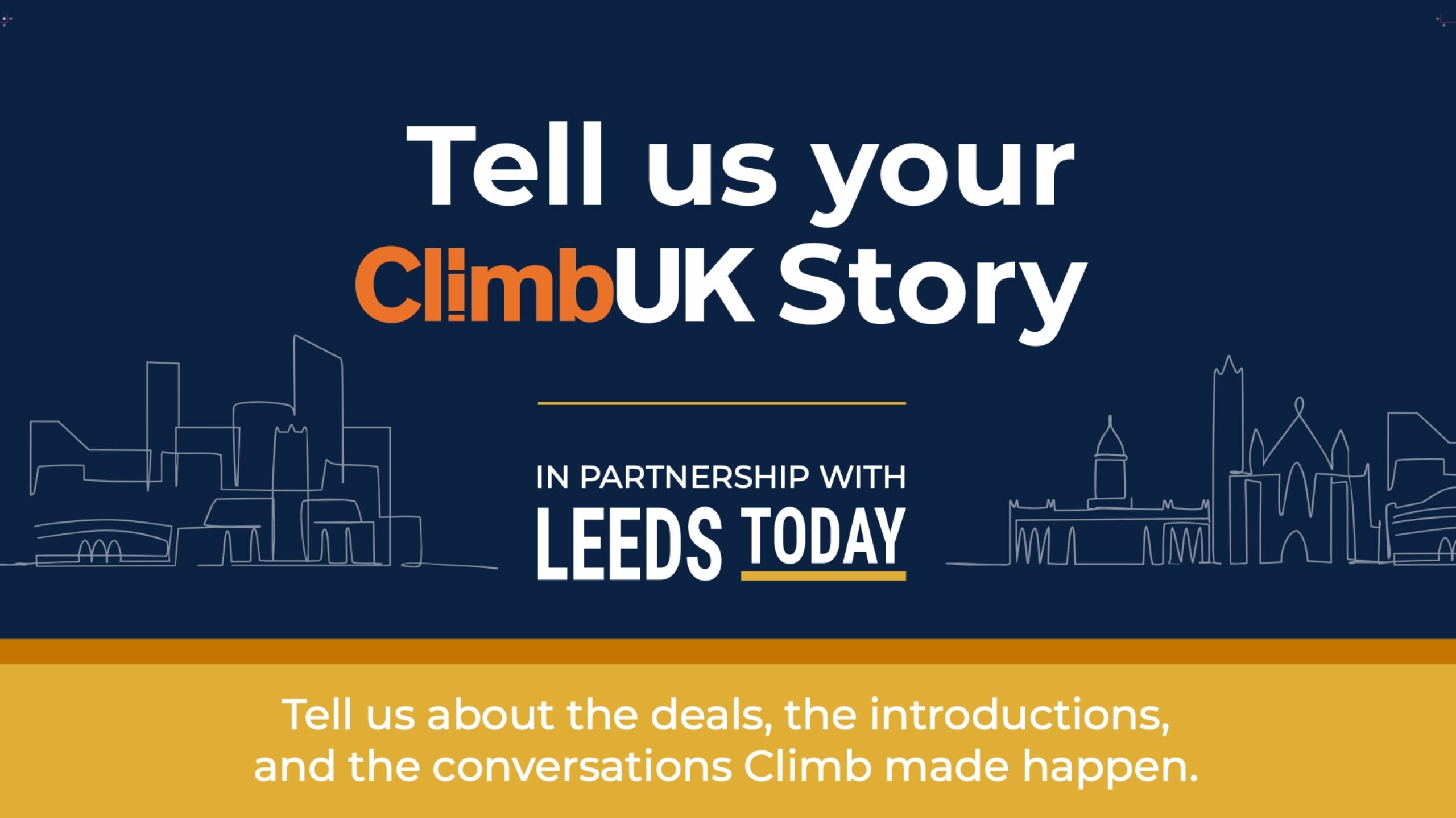 Leeds Today press desk at Climb26 Leeds Dock — come and tell us your story