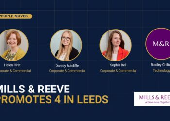 Mills & Reeve Leeds - four promotions in the corporate and commercial team at One City Square