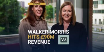 Walker Morris Leeds - record £90.2m fee revenue with 65% growth in five years