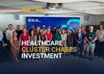 Leaders at the West Yorkshire healthtech cluster group's inaugural relaunch meeting
