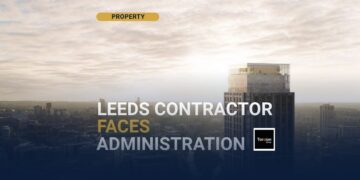 Sky Gardens in Leeds, the tower being built by Torsion Construction
