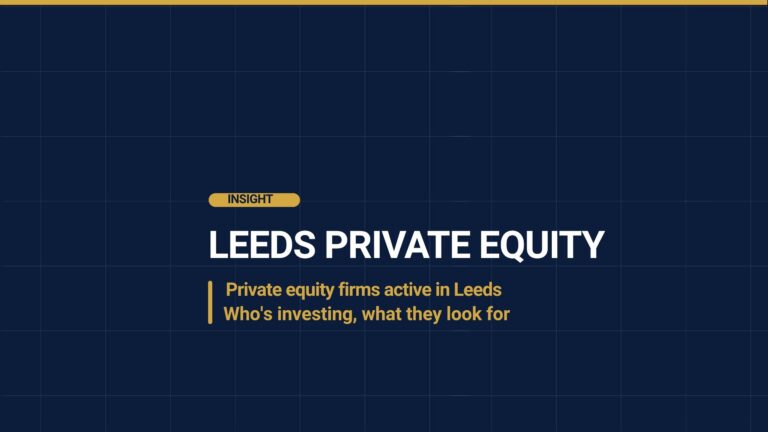 Private equity firms active in Leeds