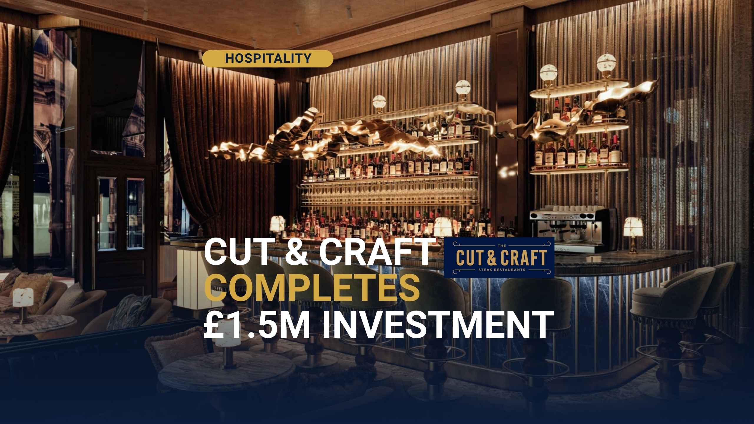 The Cut & Craft's expanded restaurant at Victoria Leeds, in a former Paul Smith unit