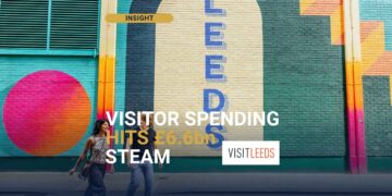 Visitors in Leeds, part of the West Yorkshire visitor economy now worth £6.63bn a year