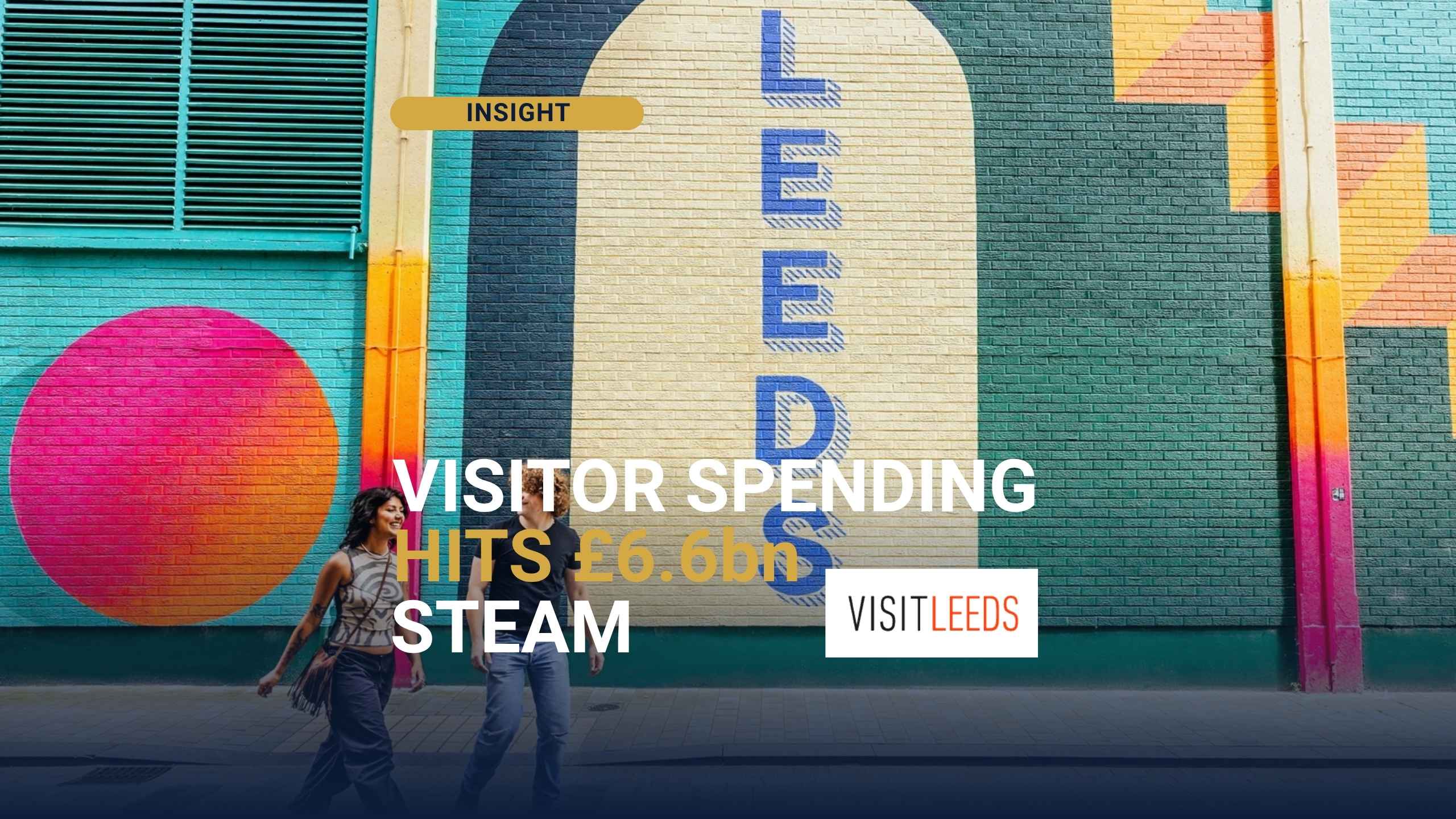 Visitors in Leeds, part of the West Yorkshire visitor economy now worth £6.63bn a year