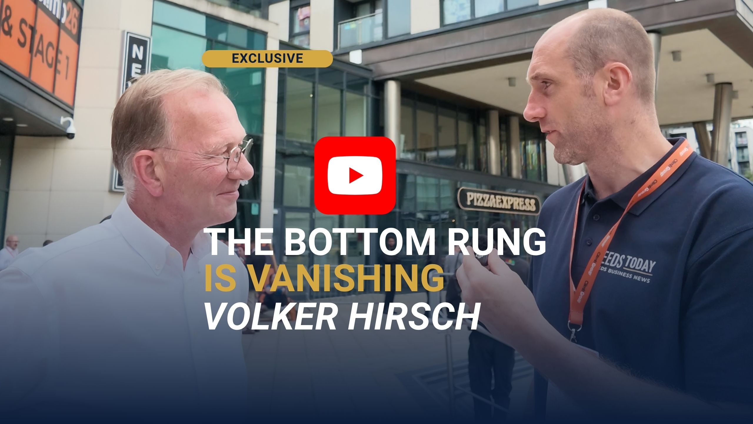 Volker Hirsch at Climb, discussing AI and entry-level jobs in professional services