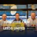 North Defence founder Oliver North with Leeds United legends Tony Dorigo and Dominic Matteo