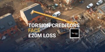 A construction site, as Torsion Construction creditors face a £20m loss