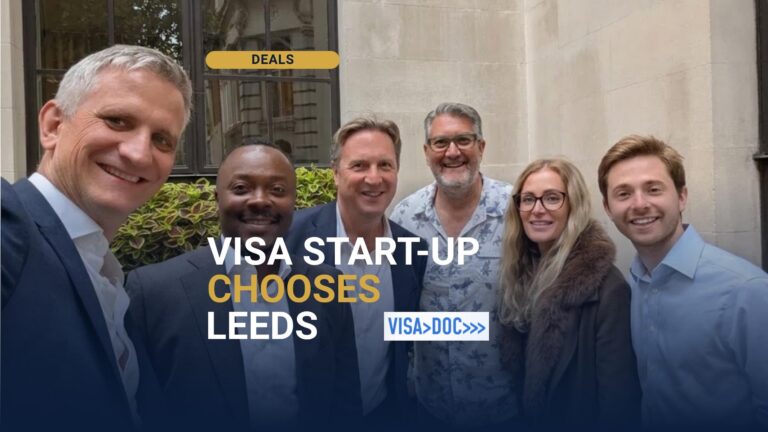 The VisaDoc team, as the business-travel start-up creates a Leeds team