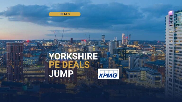 Leeds city centre, as Yorkshire private equity deals rise 35% against the UK trend