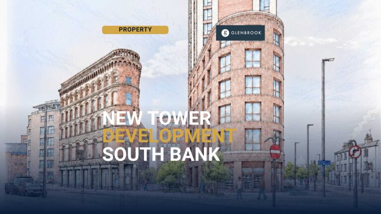 A rendering of Glenbrook's proposed 24-storey tower at Meadow Lane in Leeds