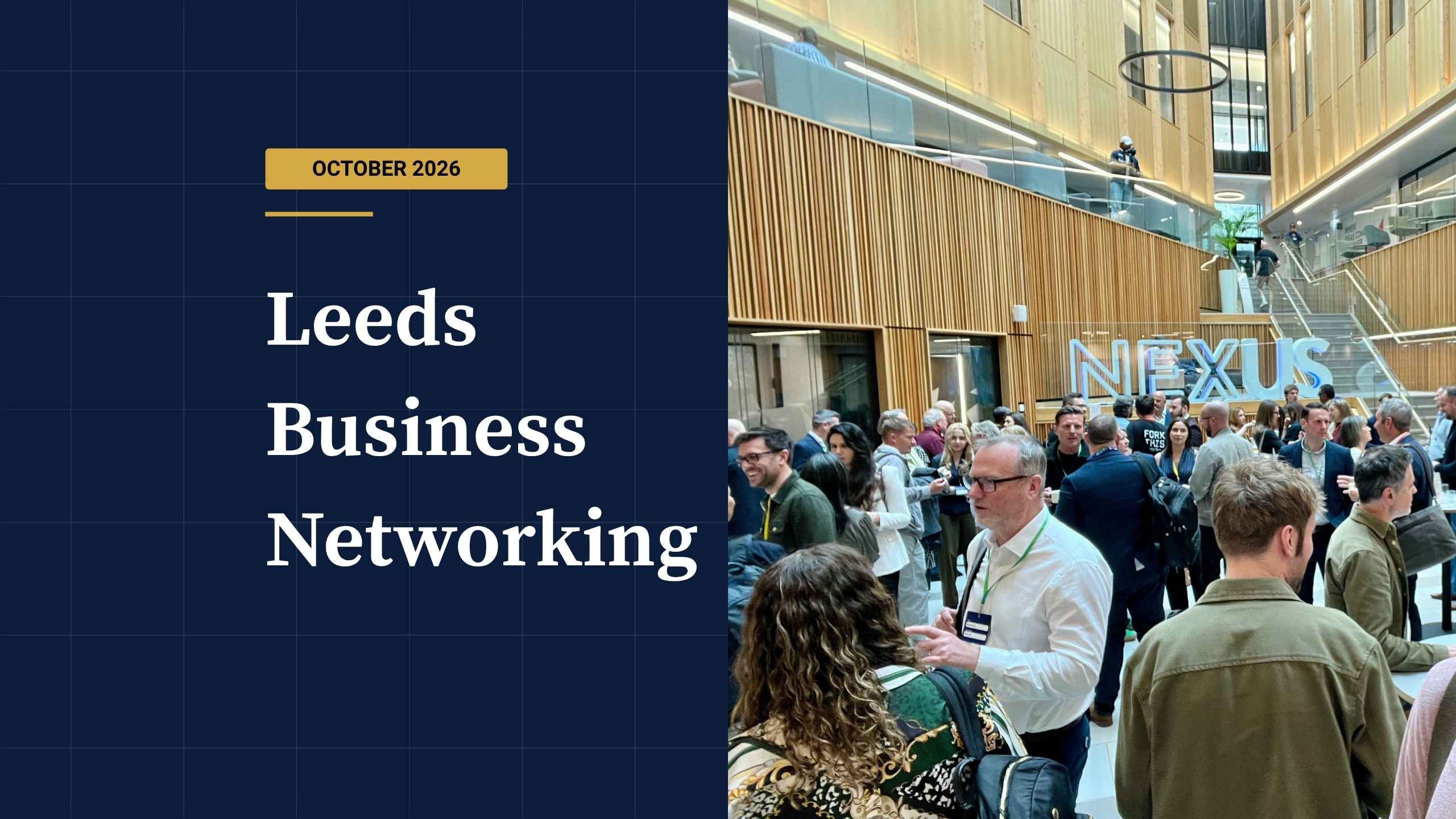 Business Networking Events in Leeds | What's On October