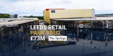 The Springs retail park at Thorpe Park Leeds, sold in a £73.5m deal