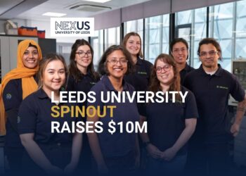 The MicroLub team in the lab, after the Leeds spinout raised $10m