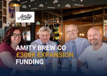 Amity Brew Co's expanded taproom in Farsley, Leeds