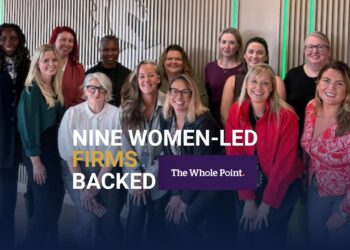 The Built to Rise 2026 cohort of women-led businesses at the Leeds launch