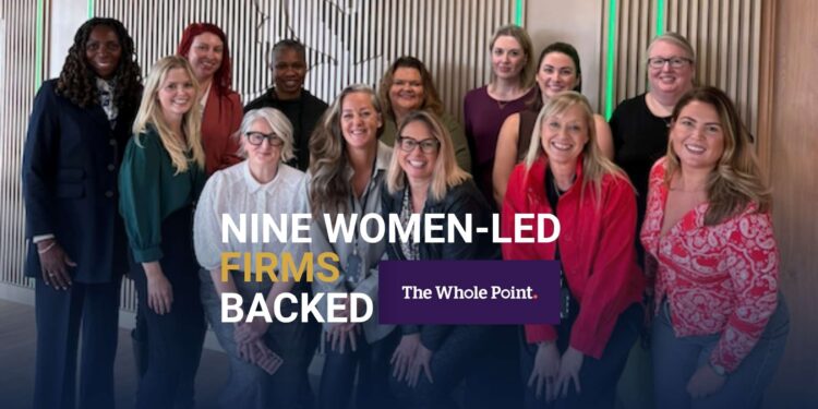 The Built to Rise 2026 cohort of women-led businesses at the Leeds launch