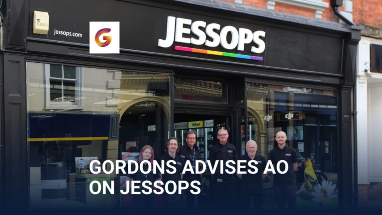 Jessops camera store, bought by AO with advice from Leeds law firm Gordons